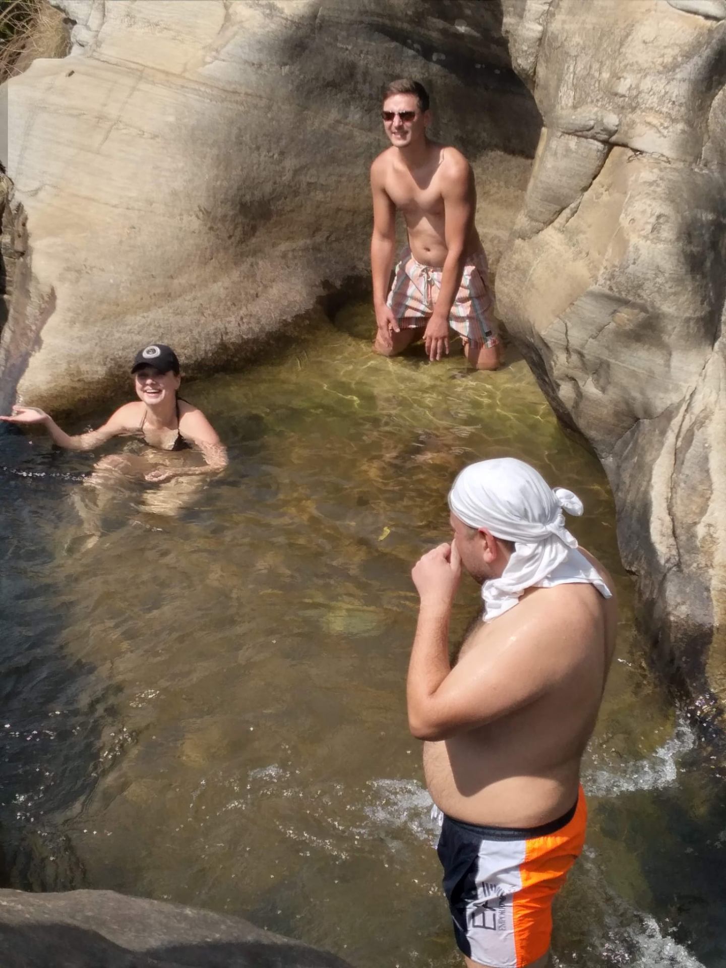 Natural rock pool swim — hidden gem