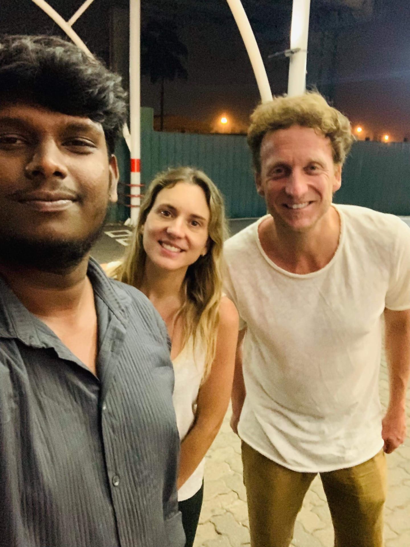 Late-night Colombo selfie with happy guests
