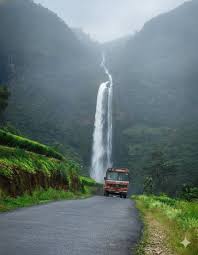 Misty Mountain Falls — Central Highlands, Sri Lanka